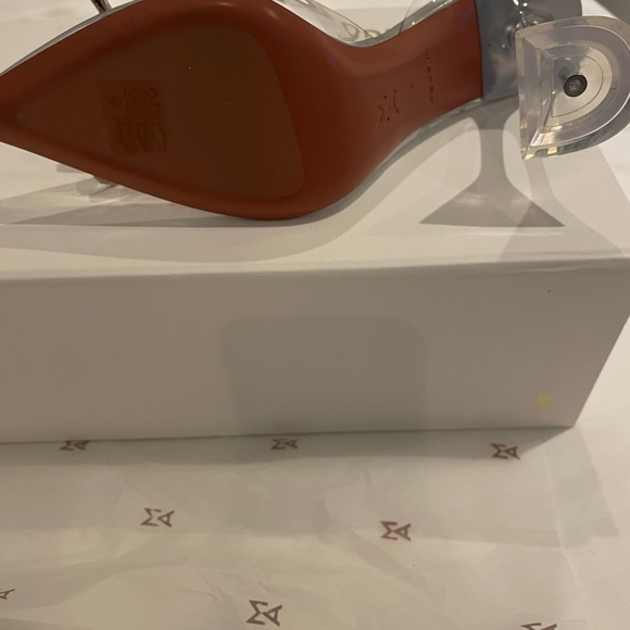 Brand new with box. Never worn. Amina Muuadi Rosie PVC Slingback size 38 - Picture 3 of 4